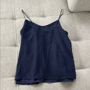 New York & Company Navy Camisole Top